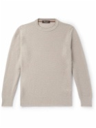 Loro Piana - City Birdseye Baby Cashmere Sweater - Gray