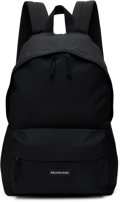 Photo: Balenciaga Black Explorer Backpack