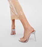 Amina Muaddi Alexa 105 PVC mules