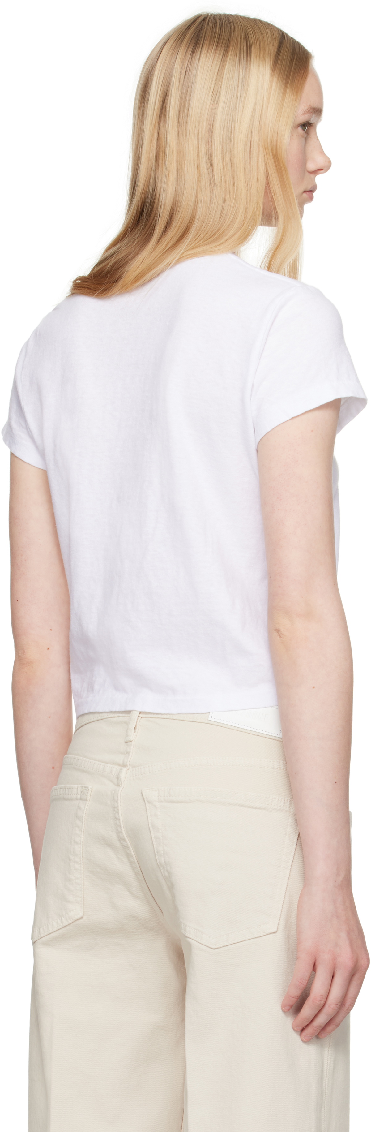 Re/Done White Hanes Edition Classic T-shirt