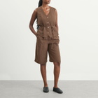 Faithfull The Brand Women's Astrid Long Shorts in Forest