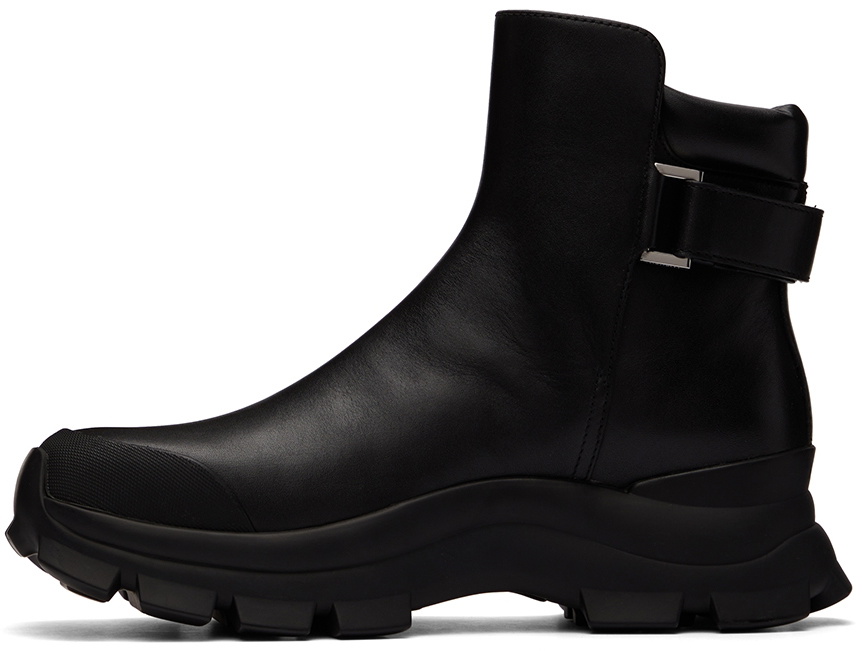 AMBUSH Black Leather Boots Ambush