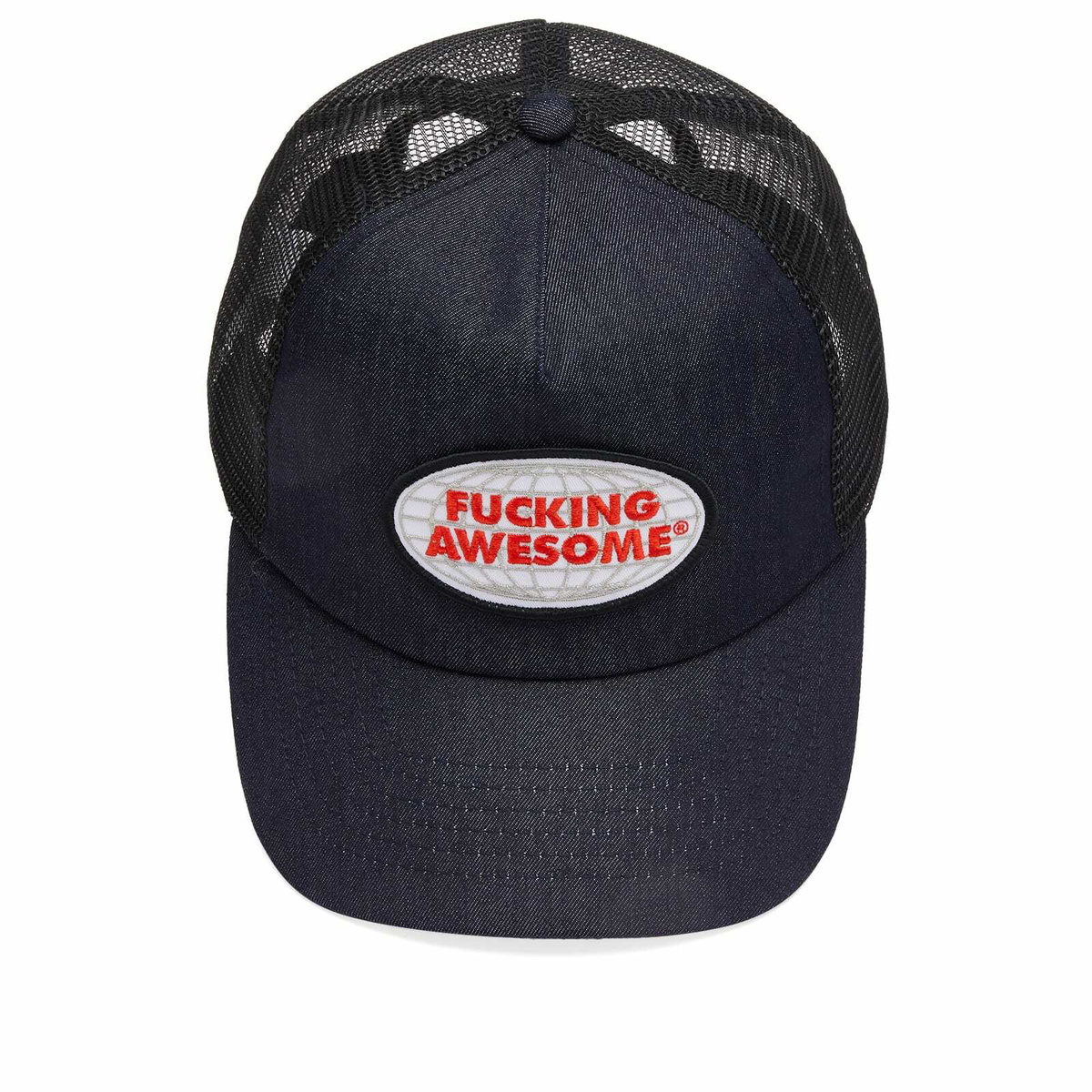 Fucking Awesome Men's Buffalo Snapback in Denim Fucking Awesome