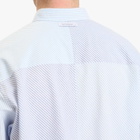 WTAPS Men's Coolmax Multi Stripe Oxford Shirt in Blue