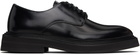 VINNY’s Black Leather Officer Derbys