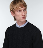 Comme des Garcons Homme Deux - Cable-knit wool sweater