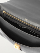 TOM FORD - Double Full-Grain Leather Messenger Bag