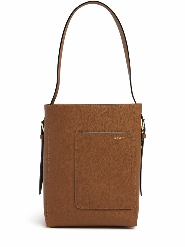 Photo: VALEXTRA Small Bucket Soft Grain Leather Tote Bag