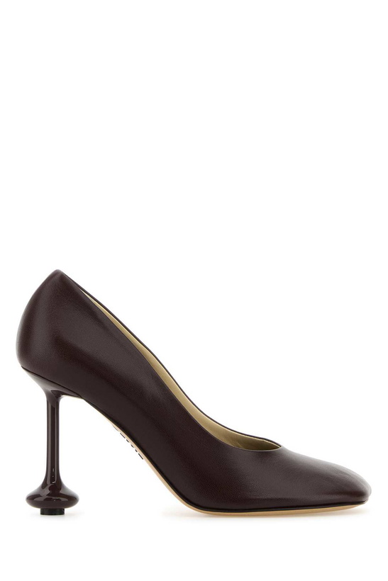 Photo: Loewe Burgundy Leather Toy Pumps