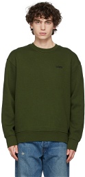 Levi's Green Fleece Crewneck Sweatshirt