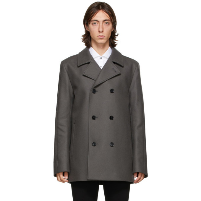 Photo: Hugo Grey Wool Balno Peacoat