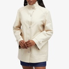 Maison Kitsuné Women's Macintosh Jacket in Light Beige