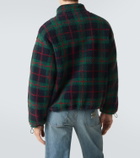 Miu Miu Checked teddy jacket