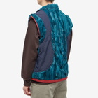 Brain Dead Men's Organic Paneled Fur Vest in Mallard