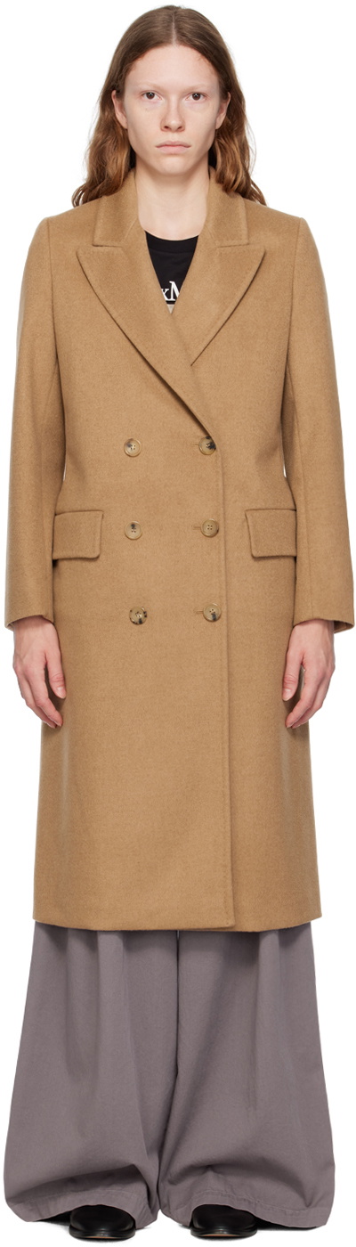 Max Mara Tan Elmi Coat Max Mara