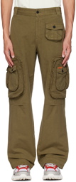 Heron Preston Khaki Pocket Cargo Pants