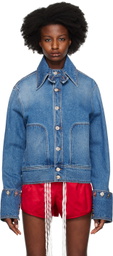 Wales Bonner Blue Delta Denim Jacket