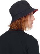 Paul Smith Navy Shadow Bucket Hat