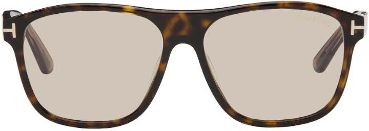 Photo: TOM FORD Brown Frances Sunglasses
