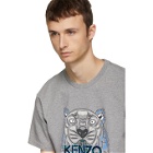 Kenzo Grey Leopard Tiger T-Shirt