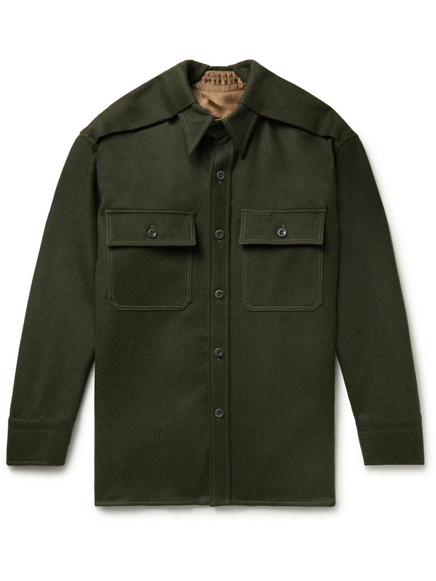 Photo: Maison Margiela - Wool Shirt - Green