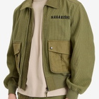 Maharishi Men's Crow & Heron M42 Flight Jacket in Olive