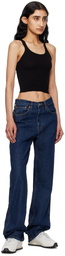 Re/Done Blue 90s High Rise Loose Jeans