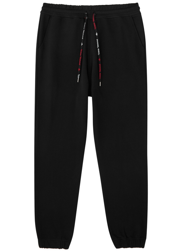 Photo: Vivienne Westwood Orb-embroidered Cotton Sweatpants Black