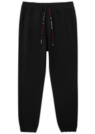 Vivienne Westwood Orb-embroidered Cotton Sweatpants Black