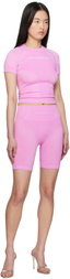 MISBHV Purple Stretch Sport Top