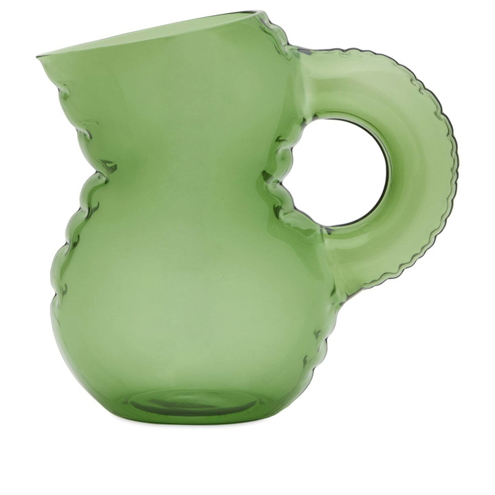Photo: Home Studyo Emily Jug - Glass in Emerald 