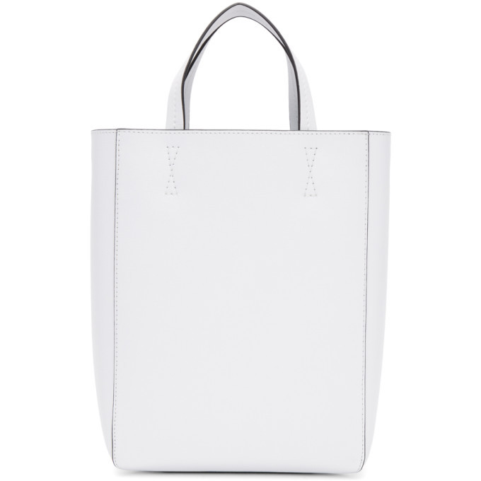 Off-white Black Medium 'sculpture' New Tote In Black White