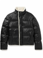 SAINT LAURENT - Faux Shearling-Lined Quilted Shell Down Jacket - Unknown