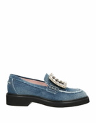 Roger Vivier Womens Loafers in Blue
