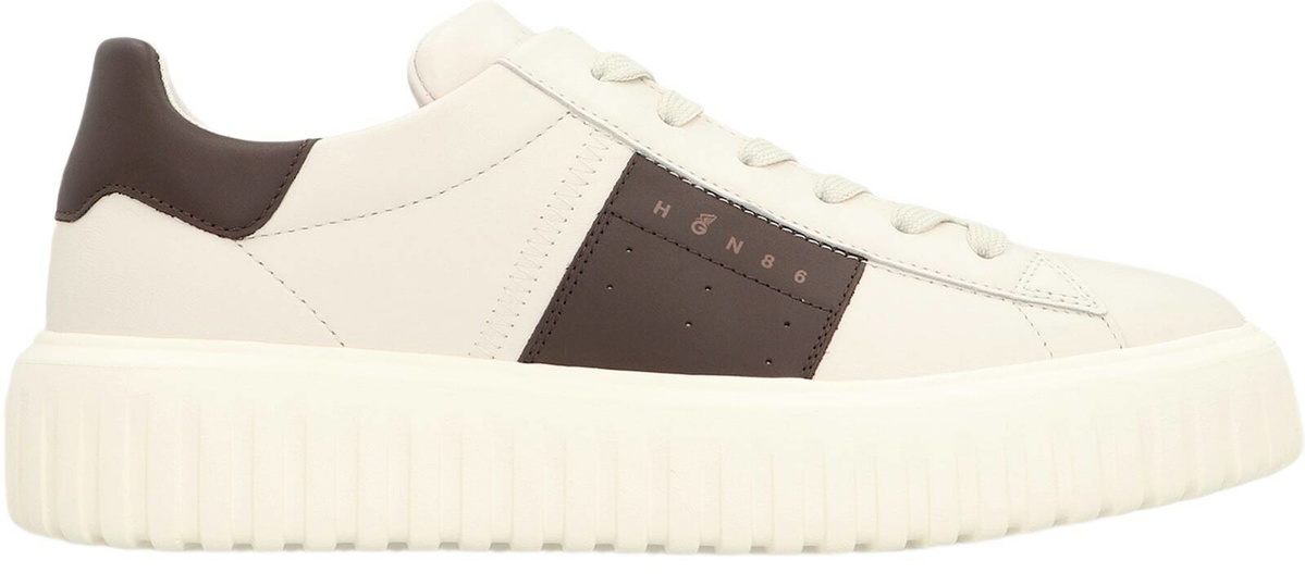 Hogan H-stripes Leather Sneakers