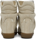 Isabel Marant Beige Beckett Sneakers
