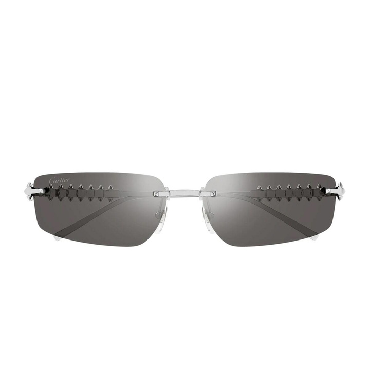 Photo: Cartier Eyewear Cartier Ct0544s Clash De Cartier 003 Silver Sunglasses