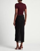 Jucca Womens Maxi skirt in Black