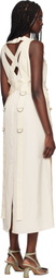 Renaissance Renaissance Off-White Samia Maxi Dress