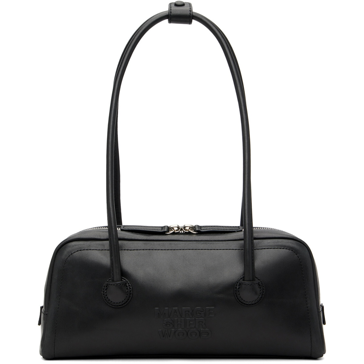 MARGESHERWOOD Black Soft Boston EW Bag