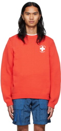 Helmut Lang Red Lifeguard Sweater