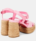 Christian Louboutin Calakala 70 suede espadrille sandals