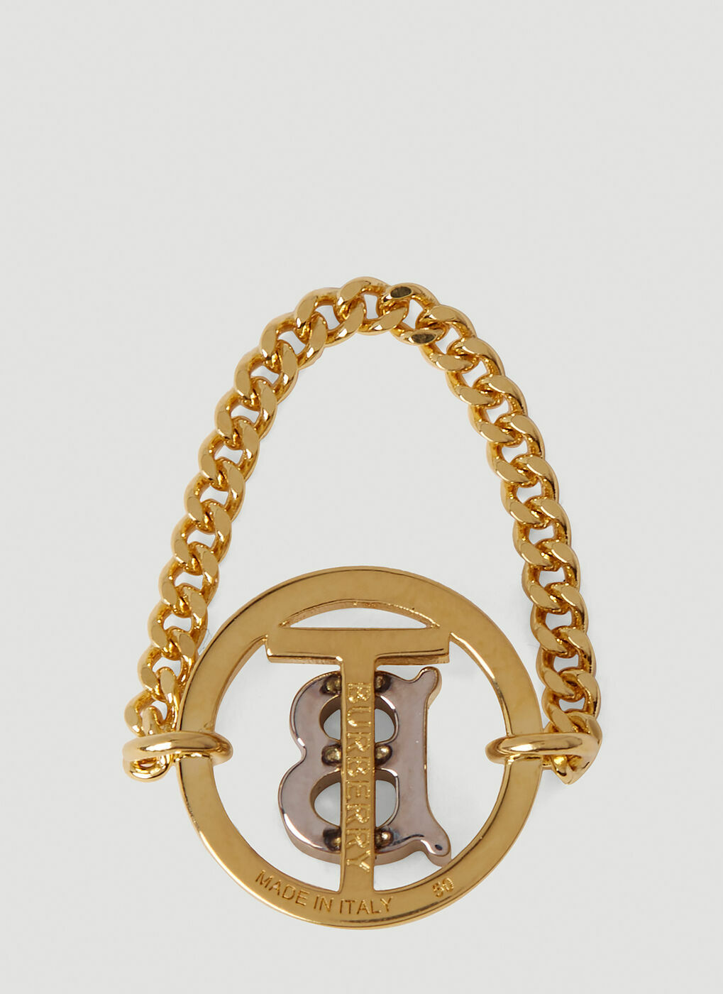Burberry Plated Chain-Link Ring - Gold | Editorialist