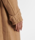Vince Belted double-breasted wool-blend coat