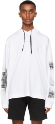 1017 ALYX 9SM White Triple Print Hoodie