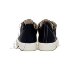 Rick Owens Drkshdw Black 2-Tone Stitch Low-Top Sneakers