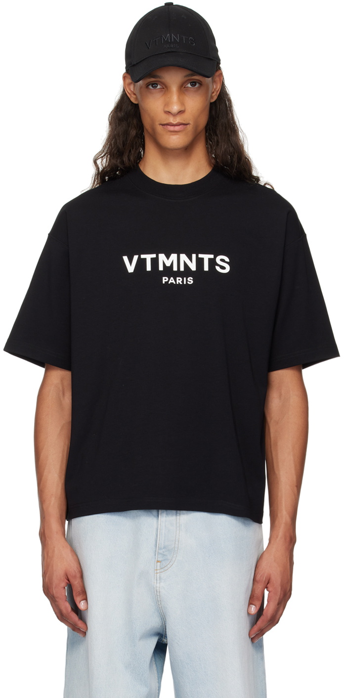 Barcode Turtleneck Top in Black VTMNTS