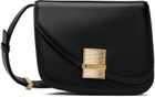 Ferragamo Black Small Fiamma Crossbody Bag