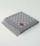 Gucci GG wool and cashmere blanket