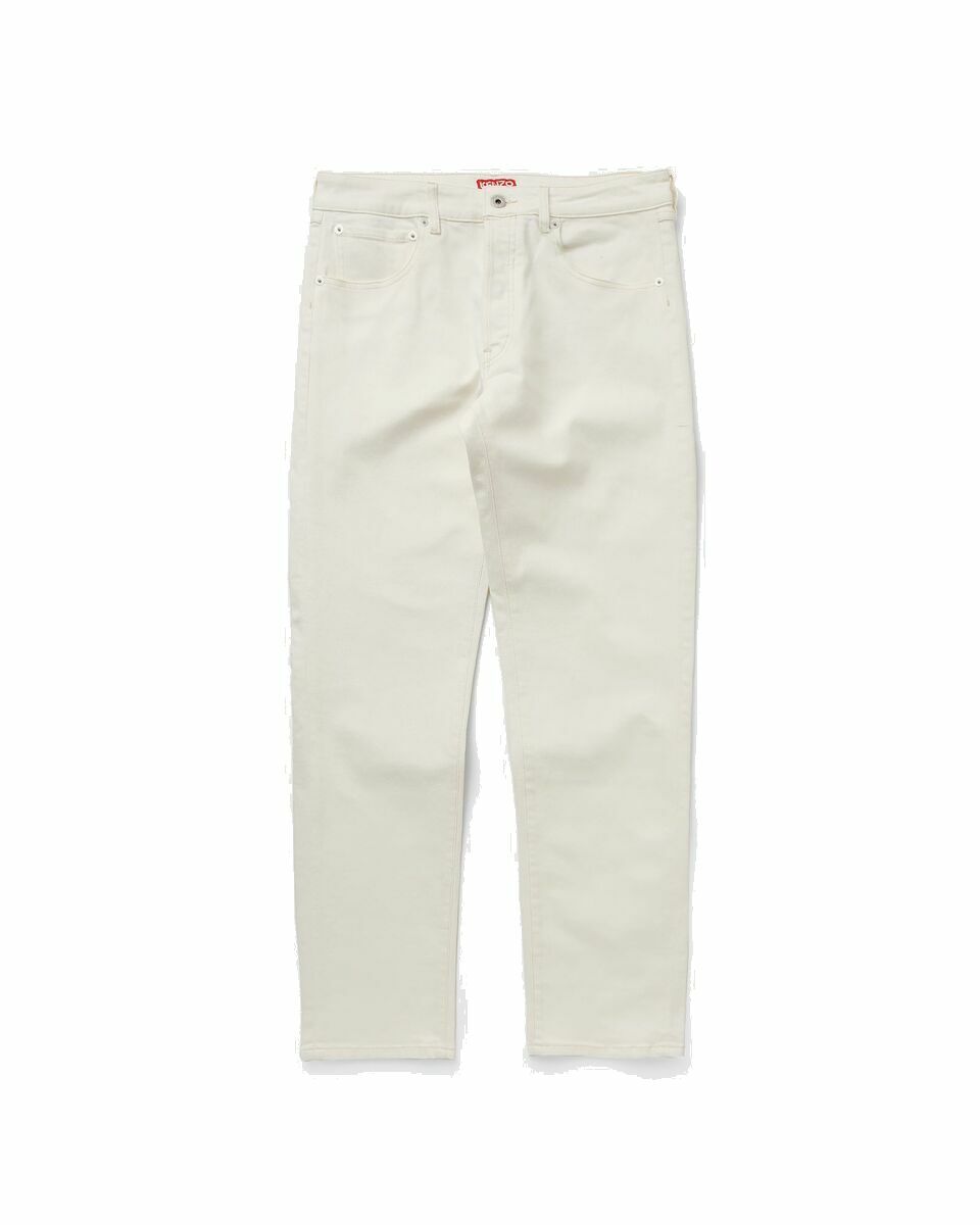 Photo: Kenzo Bara Slim Jeans White - Mens - Jeans